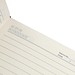 Recyceltes PU-Notizbuch (A5) Elian, blau