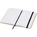 Reed A6 Hardcover Notizbuch, blanko, aus recyceltem Material, schwarz
