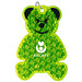 Reflektor Bär, transparent-gelb