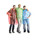 Regenponcho Standard, transparent-rot