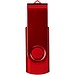 Rotate Metallic USB-Stick, rot, 1GB