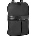ROVER BACKPACK. Rucksack aus Mikrofaser und PU, Schwarz