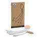 rundes Ontario 6-in-1 Kabel aus RCS recyceltem Kunststoff, weiß