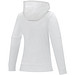 Sayan Kapuzenpullover mit halbem Reißverschluss für Damen, weiß,  L
