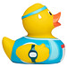 Schnabels® Bade-Ente Marathon, bunt