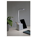 Schreibtisch-Lampe mit Ladestation LIGHT & CHARGE,weiß