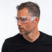 Schutzbrille Safety, transparent/blau