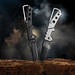 Schwarzwolf outdoor® GEDIZ Taschenmesser, silber