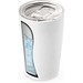 SLIDER. Reisebecher (Sublimation) aus Edelstahl 380 ml, Weiß