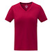 Somoto T-Shirt mit V-Ausschnitt für Damen, rot, S