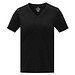 Somoto T-Shirt mit V-Ausschnitt für Damen, schwarz, M
