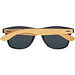 Sonnenbrille mit Bambusbügeln, beige