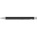 uma® Metall-Kugelschreiber Straight SI, blaue Mine, schwarz