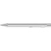 uma® Metall-Kugelschreiber Straight SI, blaue Mine, silber-matt