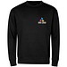 MALFINI Sweatshirt unisex Crew, 4XL, schwarz