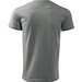 T-Shirt Herren Basic, 4XL, dunkelgrau melliert