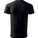 T-Shirt Herren Basic, 4XL, schwarz