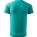 T-Shirt Herren Basic, 4XL, smaragdgrün