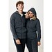 Iqoniq Abisko Zip-Kapuzenpullover aus recycelter Baumwolle, heather anthracite, XXS