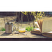 Tasse aus Metall, grau