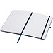 Teak A5 Hardcover Notizbuch, liniert, aus recyceltem Material, navy