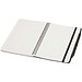 Thalaasa A5 Hardcover Notizbuch mit Kugelschreiber (schwarze Mine), schwarz