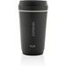 Topl-Becher aus rec. Kunststoff mit 360-Grad-Deckel 354ml, grau