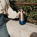 Trinkflasche Edelstahl, Blau 750ml, Blau
