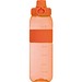 Tritan Trinkflasche mit Silikongriff LUCREZIA, orange