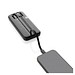 Turbopack 10000mAh Powerbank mit integr. Kabeln aus RCS rABS, schwarz