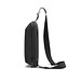 Urban wasserabweisender Sling-Bag, schwarz, grau