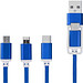 Versatile 5-in-1-Ladekabel, royalblau
