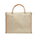 VINGA Bosler Büro-Tasche aus RCS recyceltem Canvas, greige