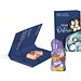 Werbekarte Visitenkartenformat, Milka Mini Schmunzelhase, inkl. Druck