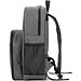 WHITSUNDAY. Picknick-Kühlrucksack aus 600D, recyceltem Polyester, mit hoher Dichte, Dunkelgrau