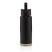 XD COLLECTION Auslaufsichere Vakuum-Flasche mit Tragegriff, 650 ml, schwarz