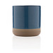 XD COLLECTION Becher aus glasiertem Keramik, blau