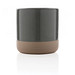XD COLLECTION Becher aus glasiertem Keramik, grau