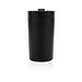 XD COLLECTION Doppelwandiger Vakuum-Becher aus RCS recyceltem SS, schwarz