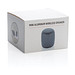 XD COLLECTION Kabelloser Mini-Lautsprecher aus Aluminium, anthrazit
