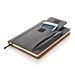 XD COLLECTION Notizbuch mit Telefontasche, schwarz