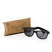 XD COLLECTION Sonnenbrille aus GRS recyceltem PP-Kunststoff, schwarz