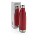 XD COLLECTION Vakuumisolierte Stainless Steel Flasche, 500 ml, rot