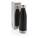 XD COLLECTION Vakuumisolierte Stainless Steel Flasche, 500 ml, schwarz