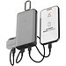Xtorm XG2S101 Go2 10.000 mAh 15W Solar Powerbank mit Lampe, kohle