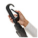 Yara 21“ AWARE™ rPET Regenschirm mit Karabiner, schwarz