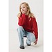 Iqoniq Yengo KidsHoodie mit Seitentaschen aus rec. Baumwolle, rot, 34