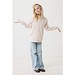 Iqoniq Yengo KidsHoodie mit Seitentaschen aus rec. Baumwolle, cloud pink, 1112