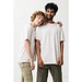 Iqoniq Kakadu relaxed T-Shirt aus recycelter Baumwolle, ivory white, S