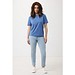 Iqoniq Teide T-Shirt aus recycelter Baumwolle, heather blue, XXS